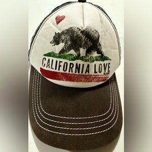 Billabong California Love Hat - Brown and White